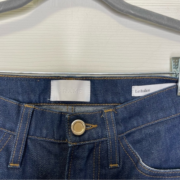 FRAME Denim Womens Le Italien Wide Crop Jeans Sz 25 - Picture 2 of 13